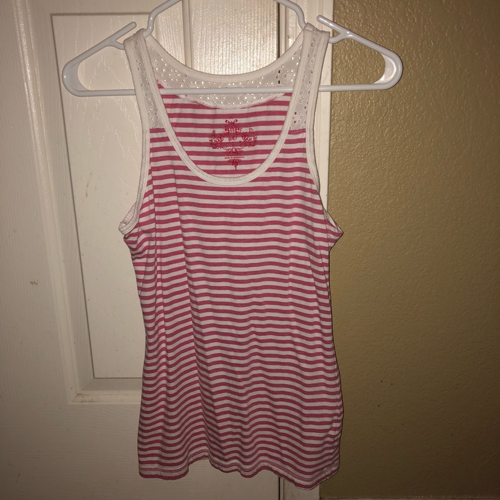 SO Wear It Declare It Striped Tank Top